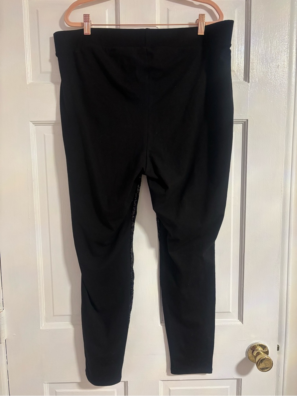 torrid Black Sequin Leggings Size 3X - Picture 5 of 5